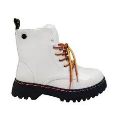 HERIEL - Botín Blanco Plataforma Mujer