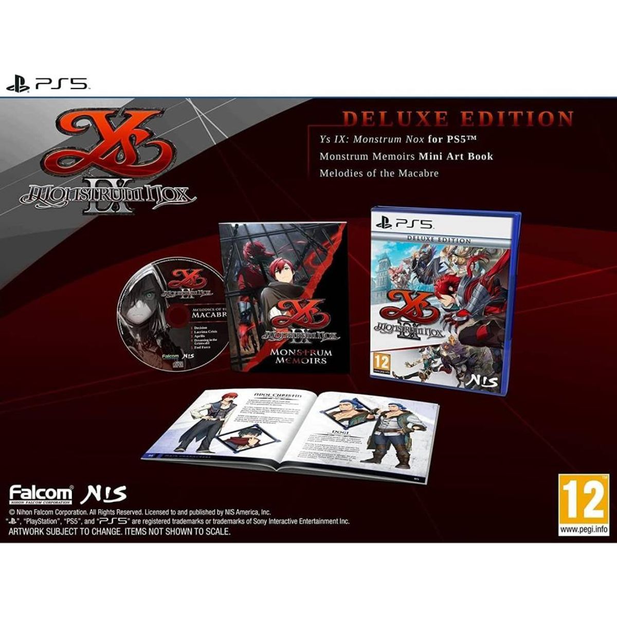 PLAYSTATION - Ys Ix Monstrum Nox Deluxe Ed. (eu)- Ps5 Físico - Sniper