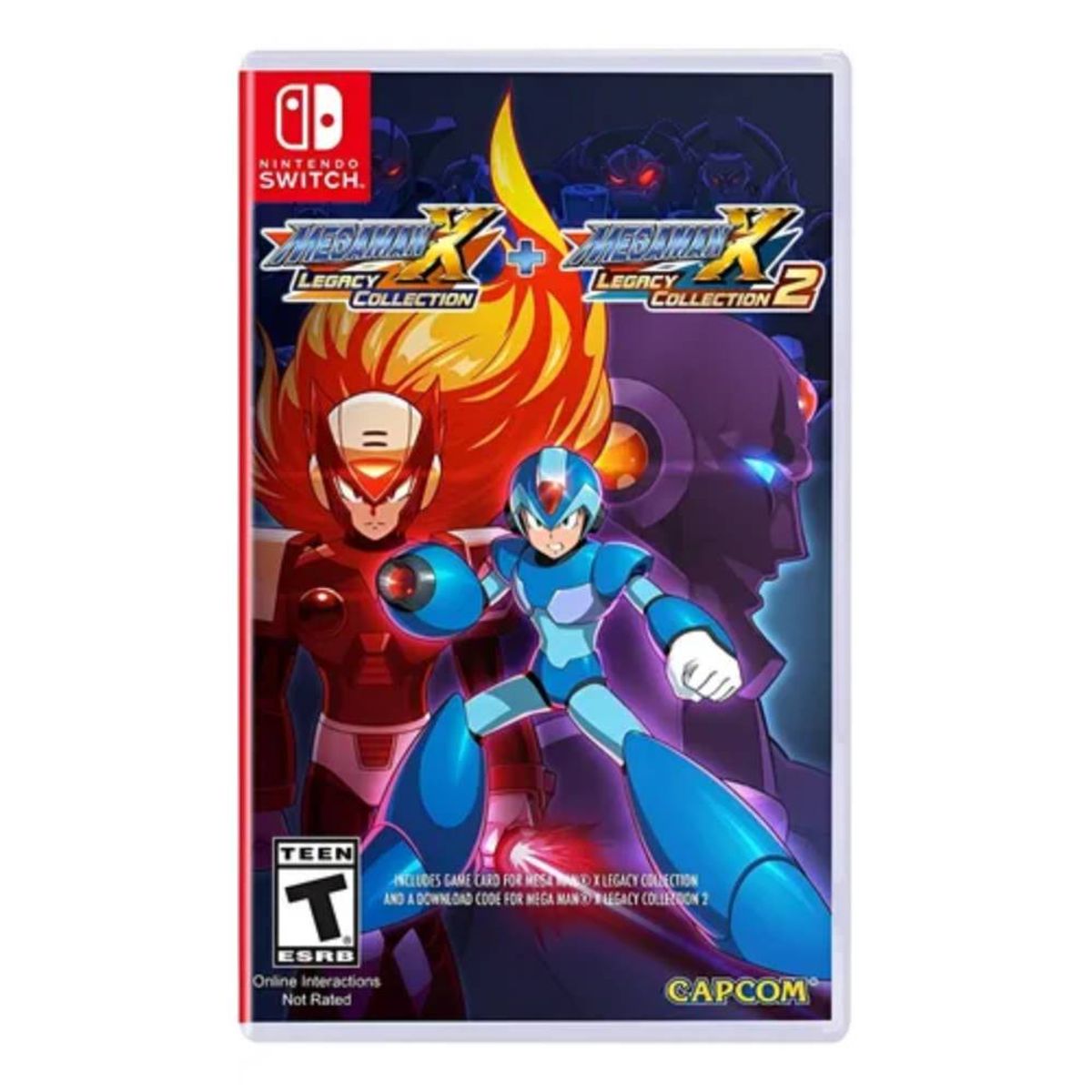 NINTENDO - Mega Man X Legacy Collection 1+2 - Juego Físico Switch