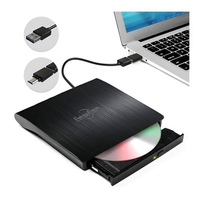 Imagen 2 del producto Grabador Externo Dvd/cd Lector Usb 3.0 Negro Usb-c Usb 3.0,usb-