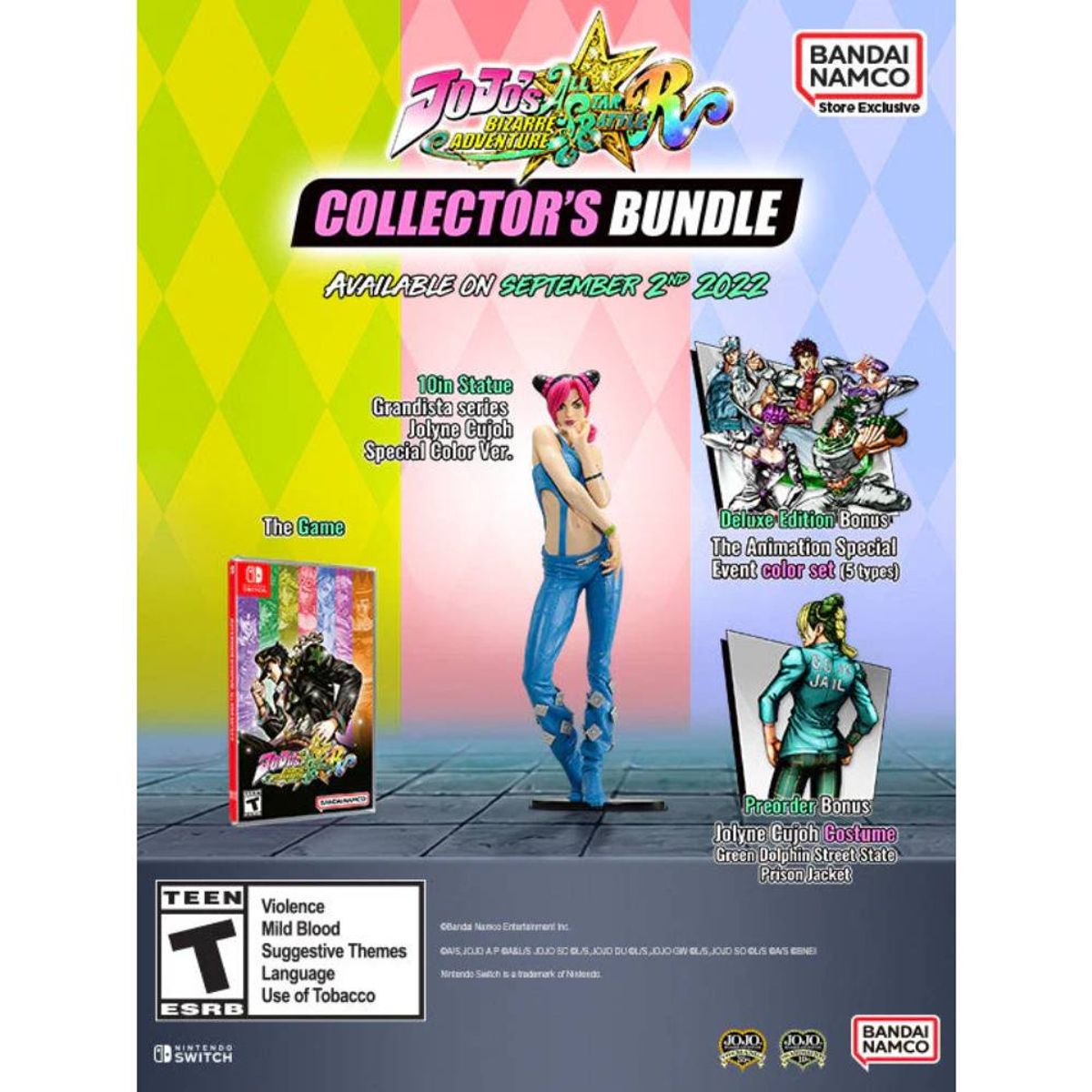 NINTENDO - Jojos Bizarre Adventure All-star Battle R C. Edition- Switch