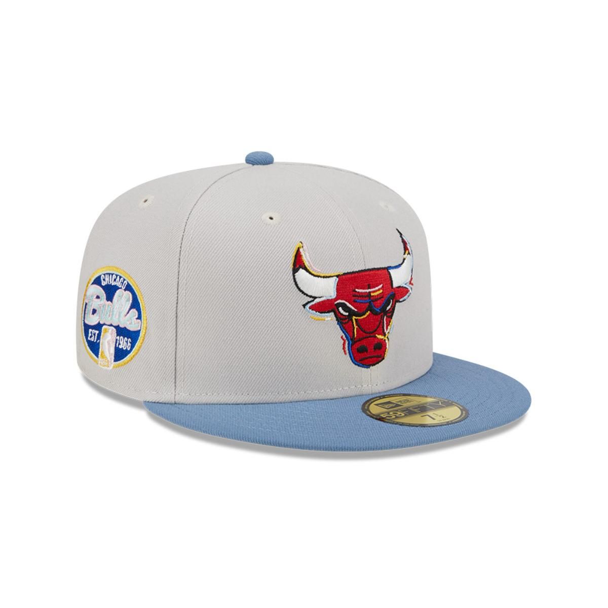 NEW ERA - Gorra 59Fifty Chicago Bulls Color Brush Beige