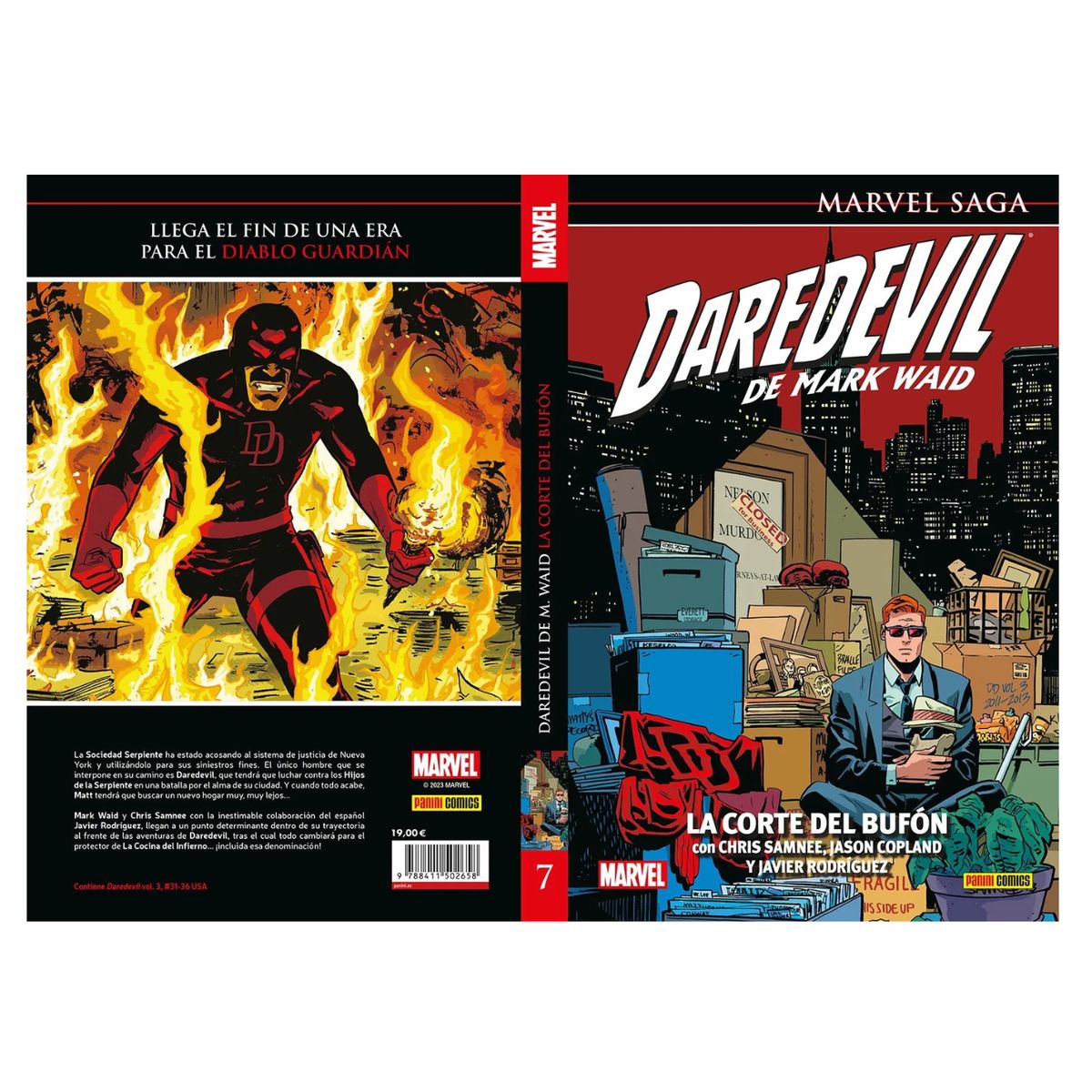 PANINI CHILE - Marvel Saga - Daredevil de Mark Waid N°7