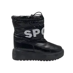 HERIEL - Bota Negra Impermeable Mujer