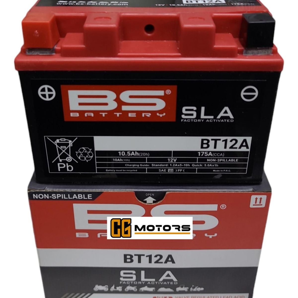 GENERICO - Bateria de Gel Para Moto Bt12a Sla