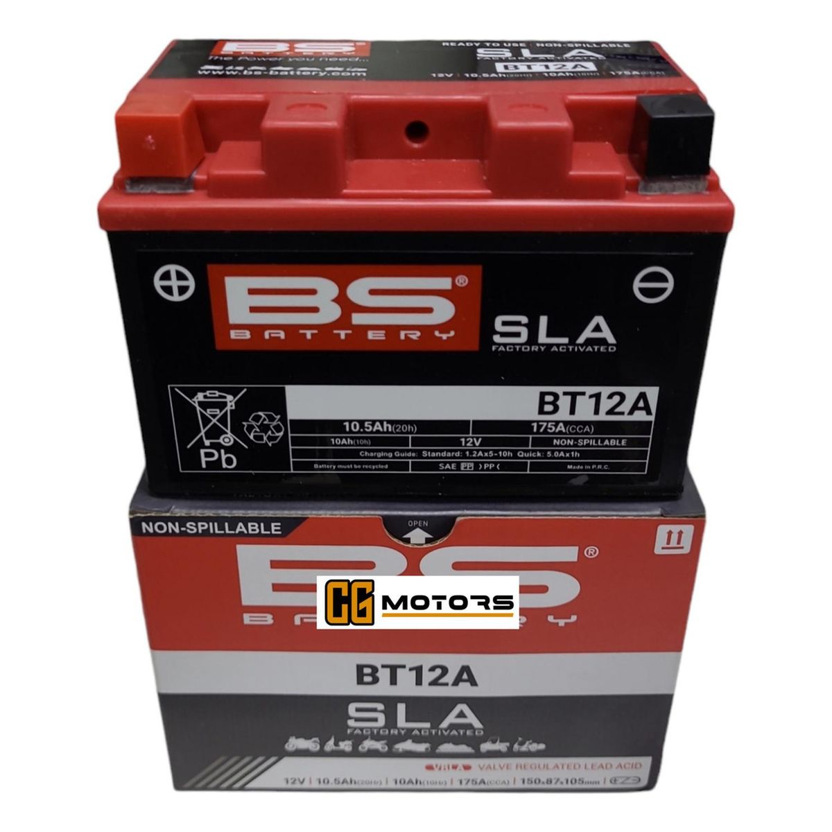 GENERICO - Bateria de Gel Para Moto Bt12a Sla