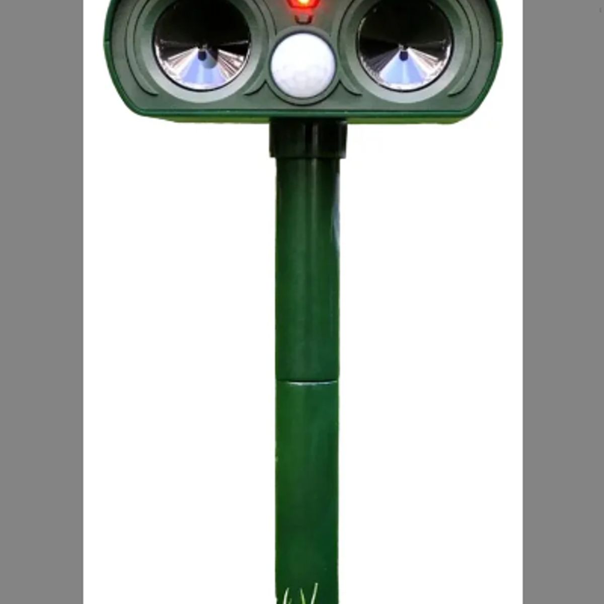 GENERICO - Repelente De Animales Solar Ahuyentador Jardín Ultrasónico Color Verde Oscuro