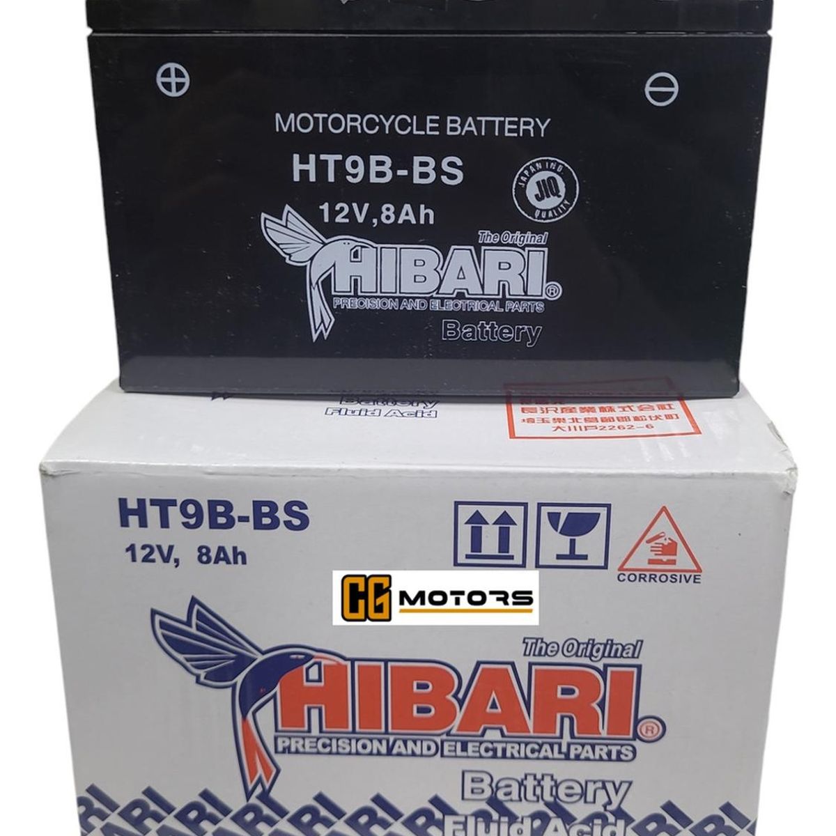 GENERICO - Bateria para Moto Gt9b-4 / Ht9b-bs / Yt9b-bs