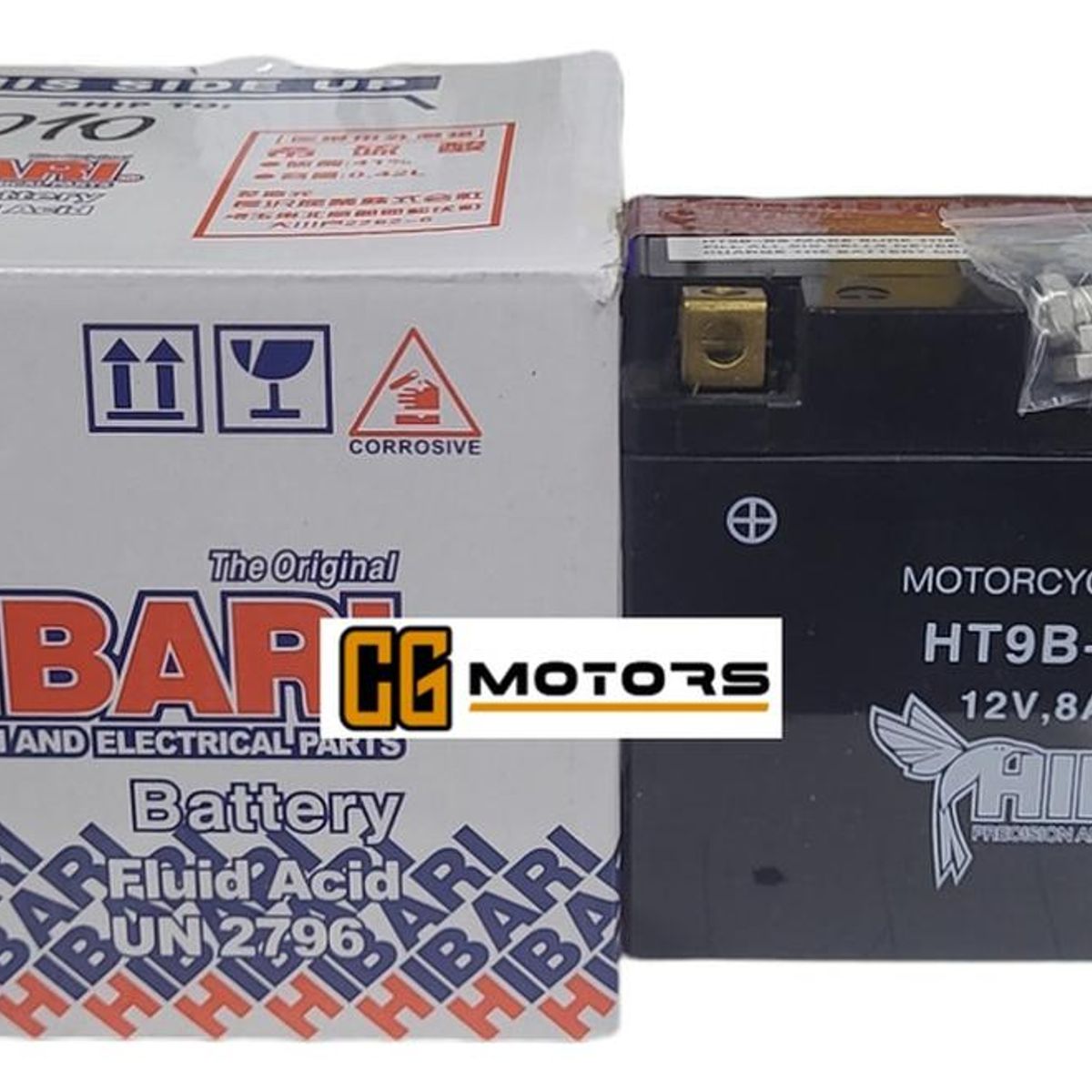 GENERICO - Bateria para Moto Gt9b-4 / Ht9b-bs / Yt9b-bs