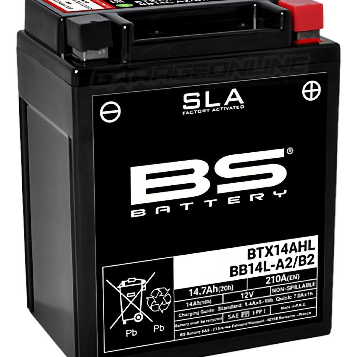 GENERICO - Bateria De Gel Para Moto Kawasaki Klr 650