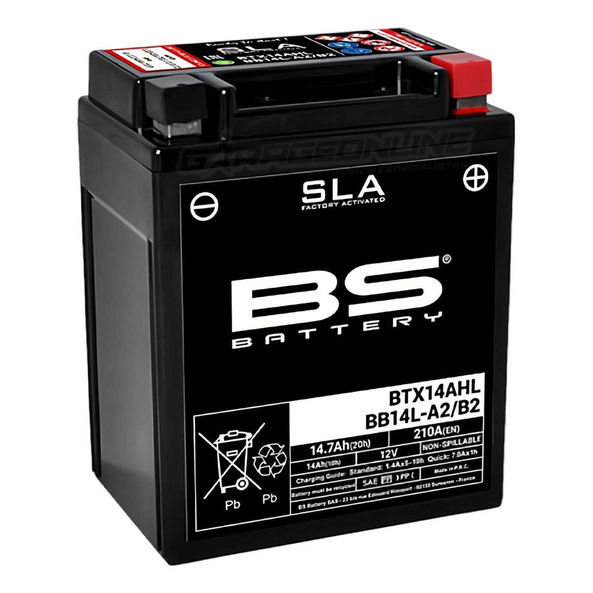 GENERICO - Bateria De Gel Para Moto Kawasaki Klr 650