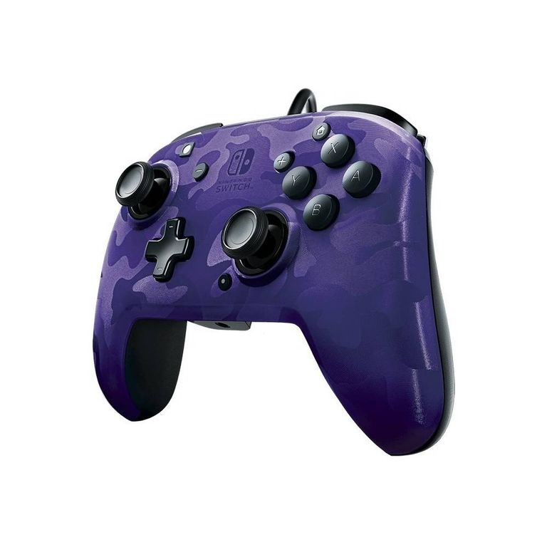 PDP Control Nintendo Switch Faceoff Deluxe + Audio Wired- Purple