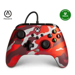 POWERA - Control Enhanced Wired - Red Camo Para Xbox Series X