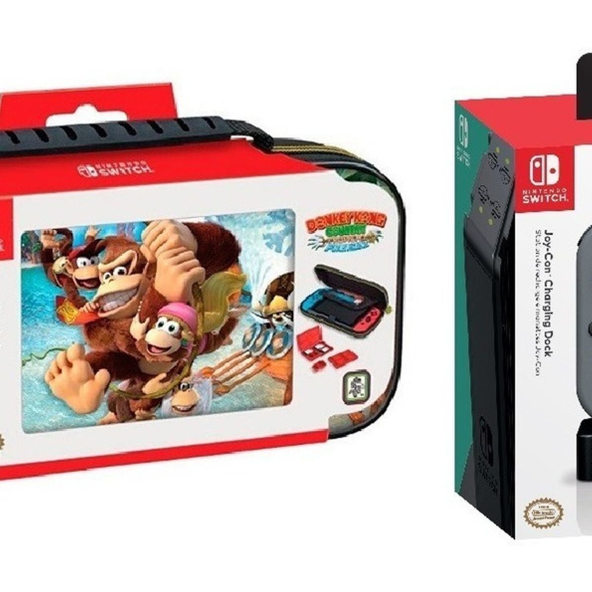 NINTENDO - Bolso Nintendo Switch Donkey Kong + Estación De Carga Joycon