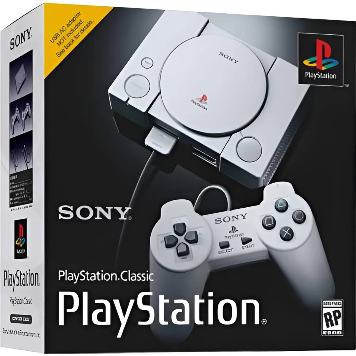 SONY - Playstation  Classic Mini + 2 Controles + 20 Juegos - Sniper