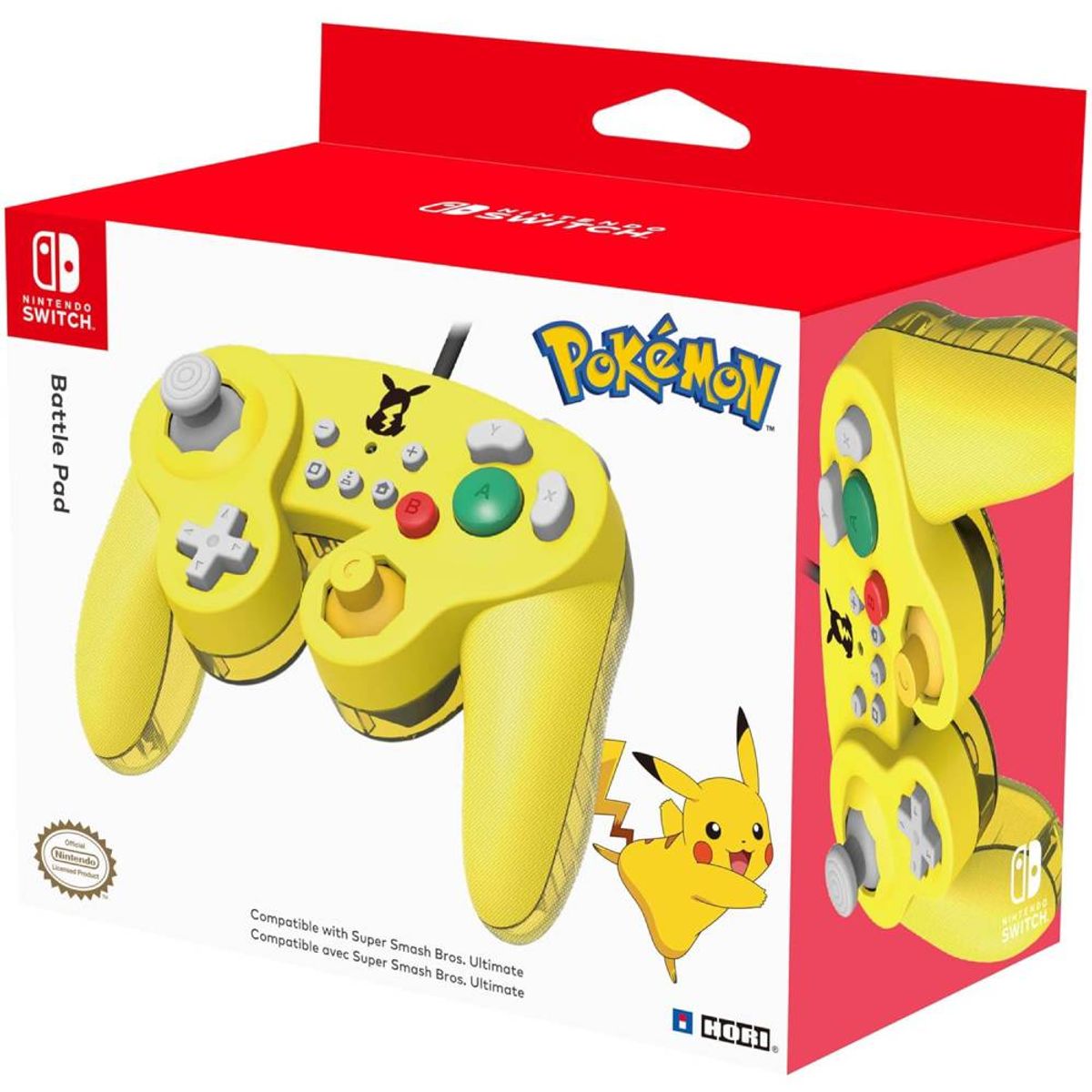HORI - Control Hori Nintendo Switch Pikachu Battle Pad