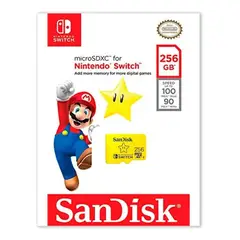 SANDISK - Tarjeta De Memoria Oficial 256 Gb - Nintendo Switch - Sniper