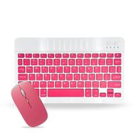 Pack Teclado 10 "" y Mouse Bluetooth Para Tablet iPad letra Ñ - Sandía