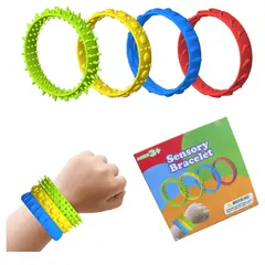 GENERICO - Pulsera Sensorial Juguete X4 Antiestrés Tea Déficit