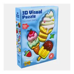 GENERICO - Juguete Rompecabezas 3d Helados 120 Piezas