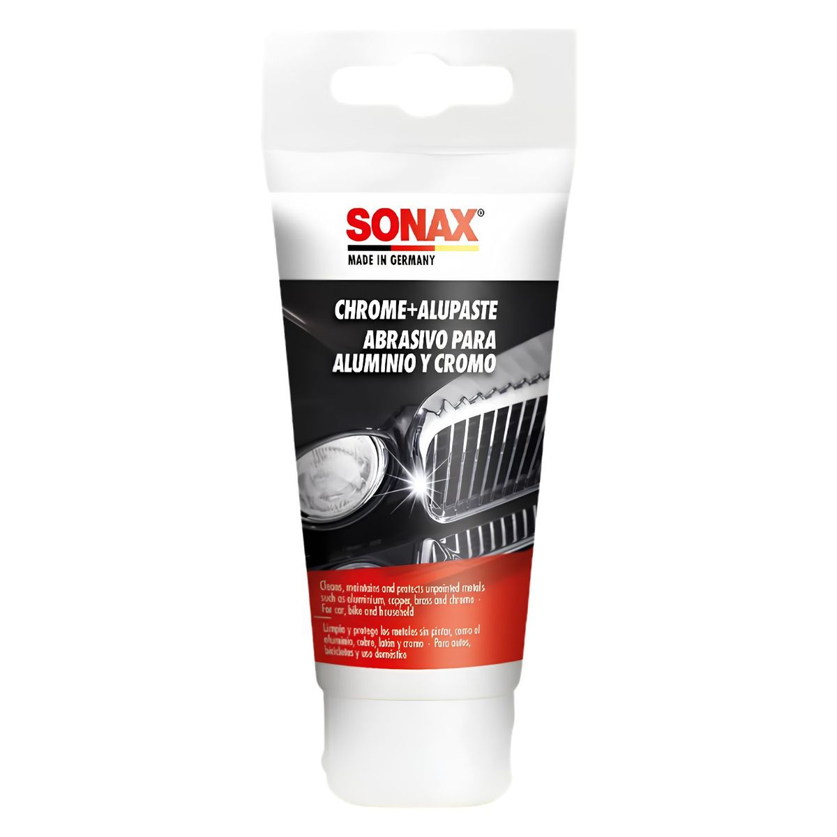 SONAX - Pasta Pulidora para Cromo y Aluminio Sonax 75 Ml.