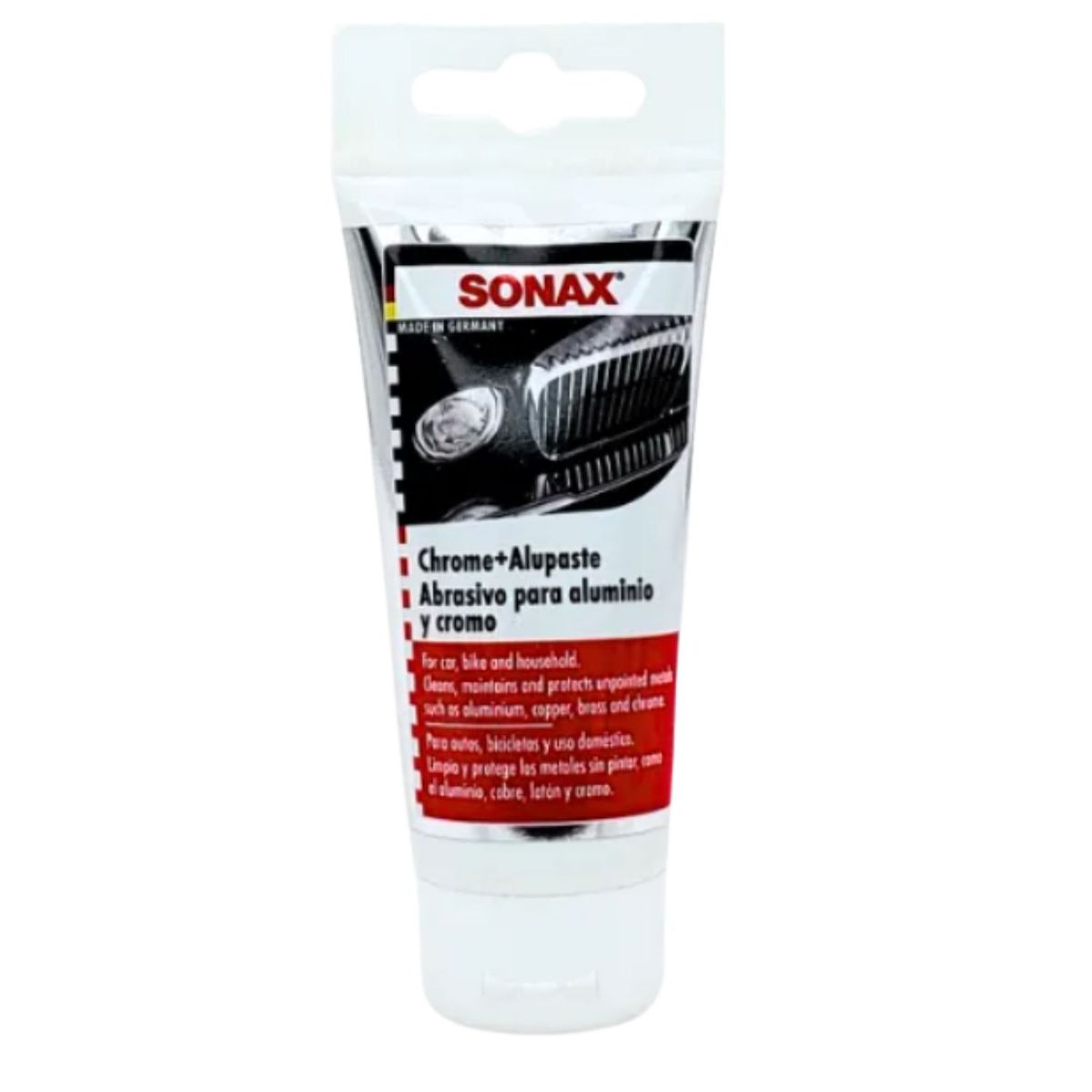 SONAX - Pasta Pulidora para Cromo y Aluminio Sonax 75 Ml.
