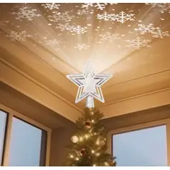 GENERICO - Estrella Navideña Proyector Led Arbol Navidad