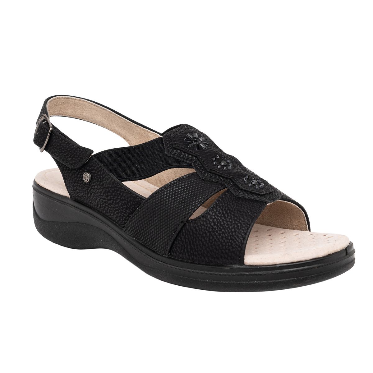 PASSER - Sandalia Mujer Negro Emer Passer