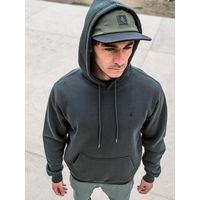 Poleron Canguro Dobleflip Gris Hombre