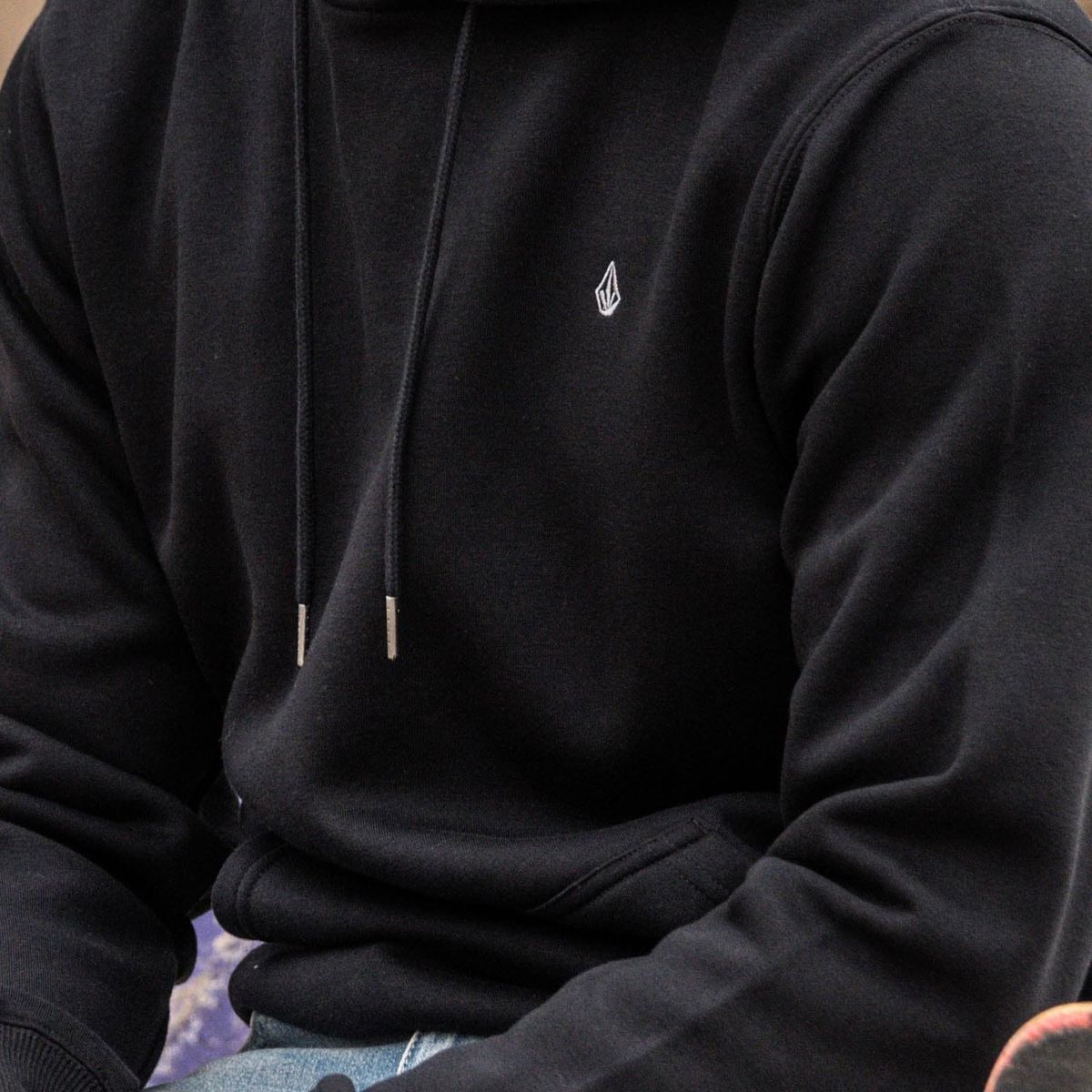 VOLCOM - Poleron Canguro Dobleflip Negro Hombre Volcom