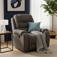 Berger Reclinable y Mecedor Gris Moderno Verona 6035CHGR