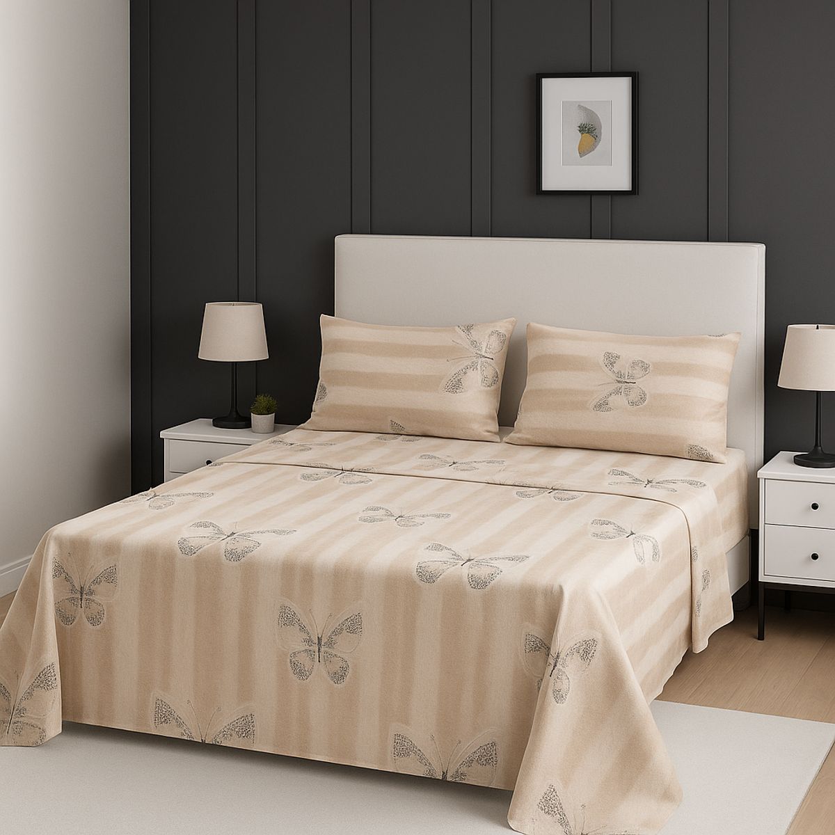 ARMONIA - diseño 770 sábanas 144 hilos KING 2½ P clásicas