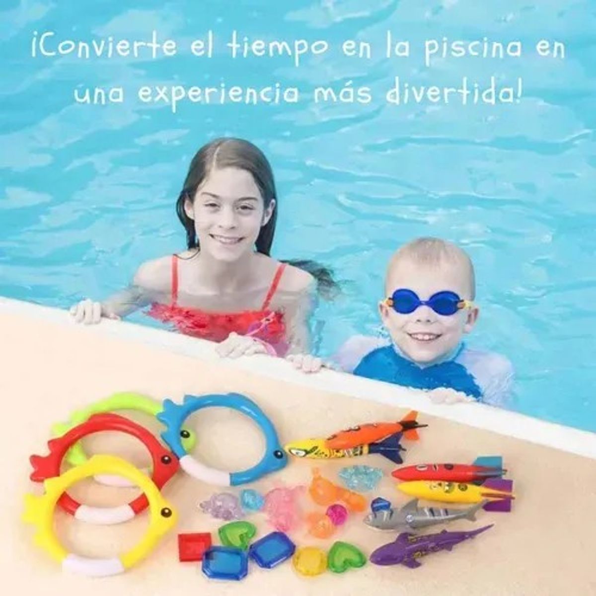 GENERICO - Set Juegos De Buceo En Piscina O Playa Para Niños Colorido