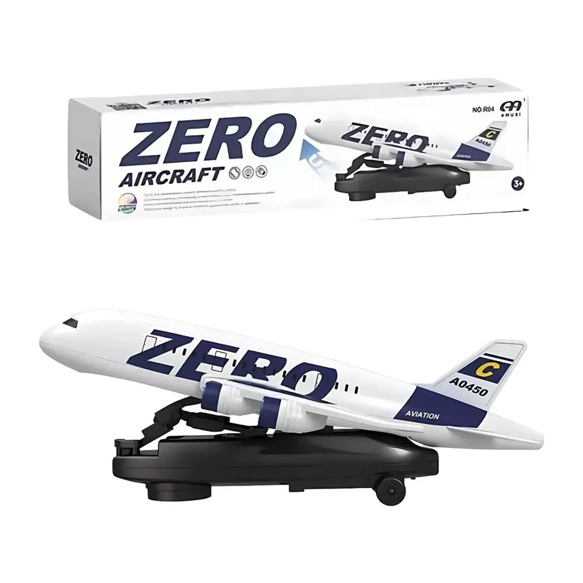 GENERICO - Juguete Avión Con Sonidos Y Luces Para Niños