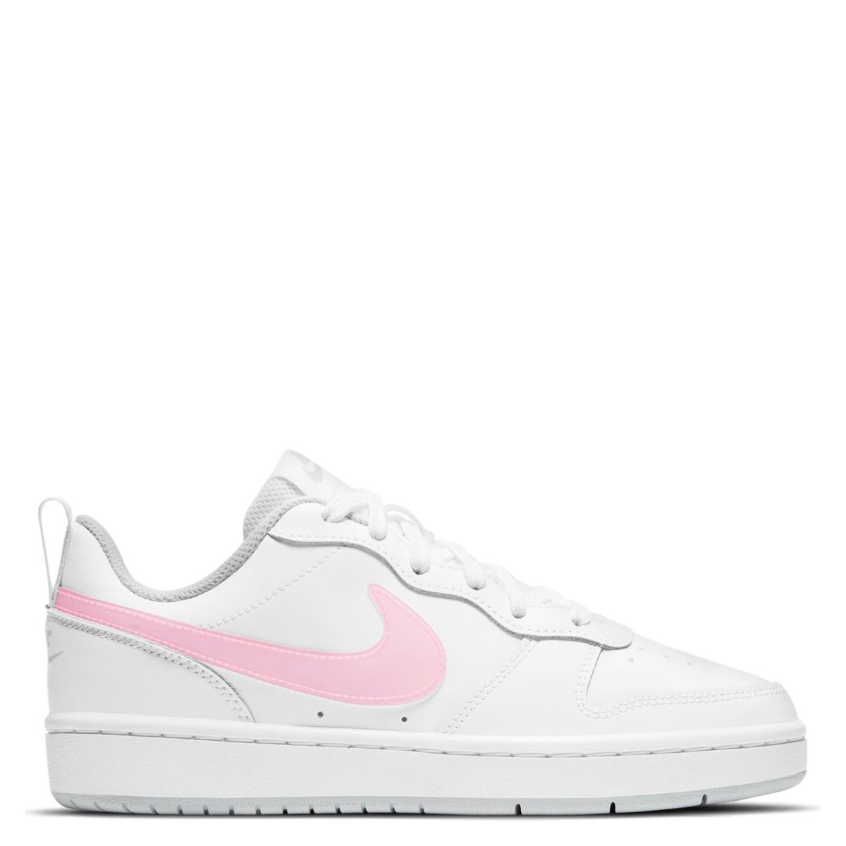 NIKE - Court Borough Low 2 Zapatilla Urbana Niña Cuero Blanco (34.5 a 38.5) Nike