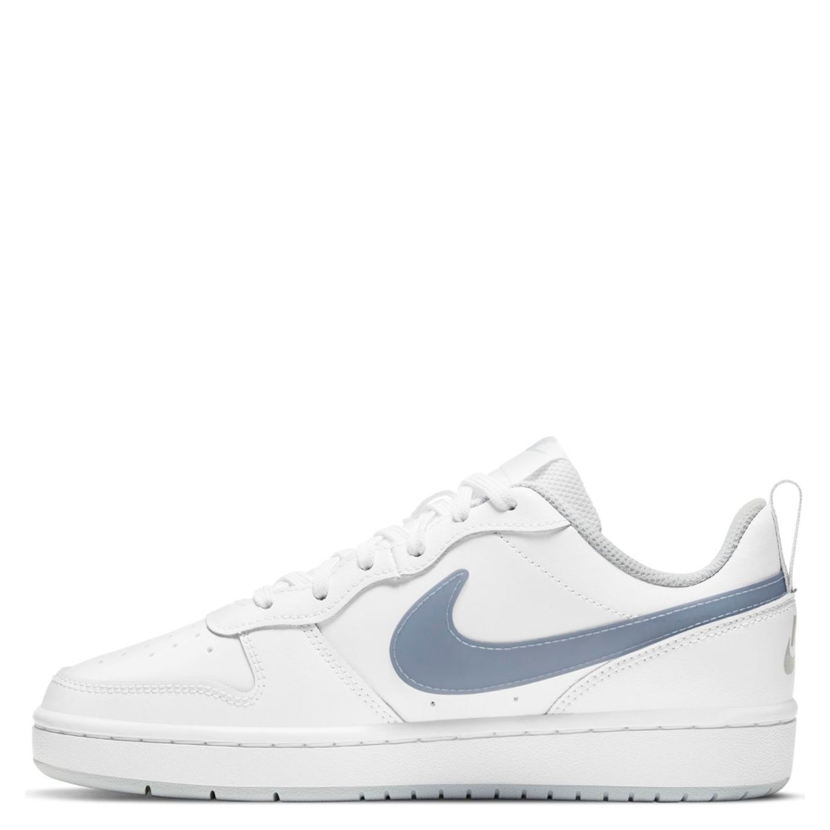 NIKE - Court Borough Low 2 Zapatilla Urbana Niña Cuero Blanco (34.5 a 38.5) Nike