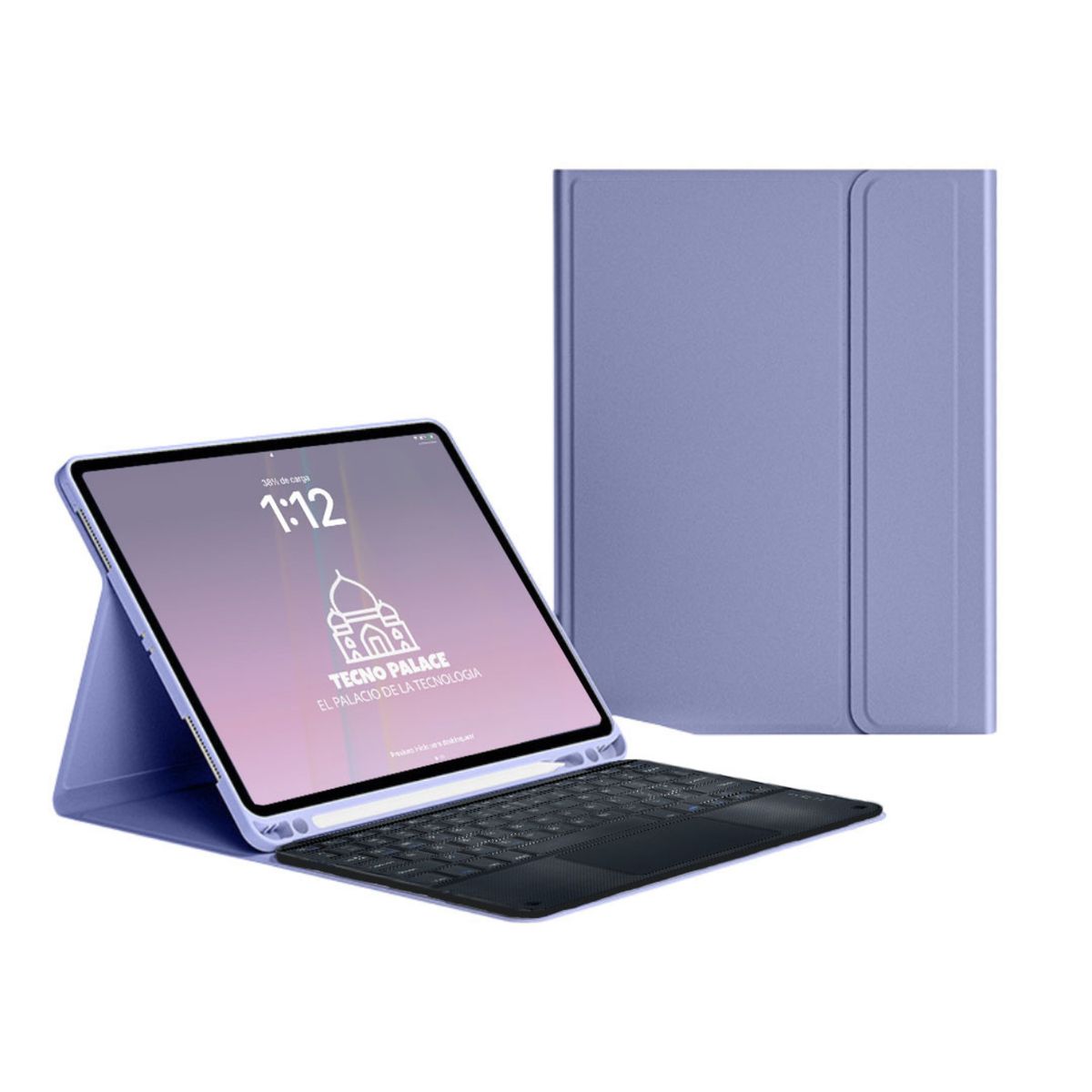 GENERICO - Fundas Con Teclado TouchPad Para iPad Mini 2-3-4-5 letra Ñ