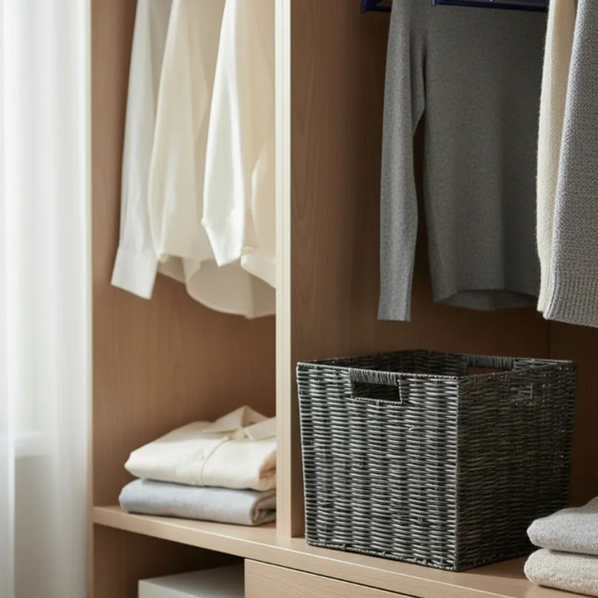 GENERICO - Caja Organizadora Plegable Organización Ropa 30x32x29 Cm