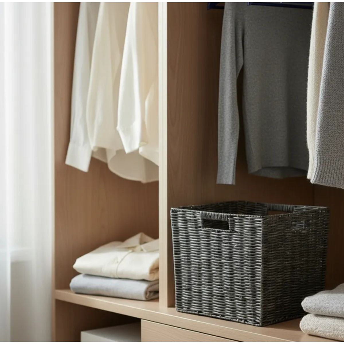 GENERICO - Caja Organizadora Plegable Organización Ropa 30x32x29 Cm