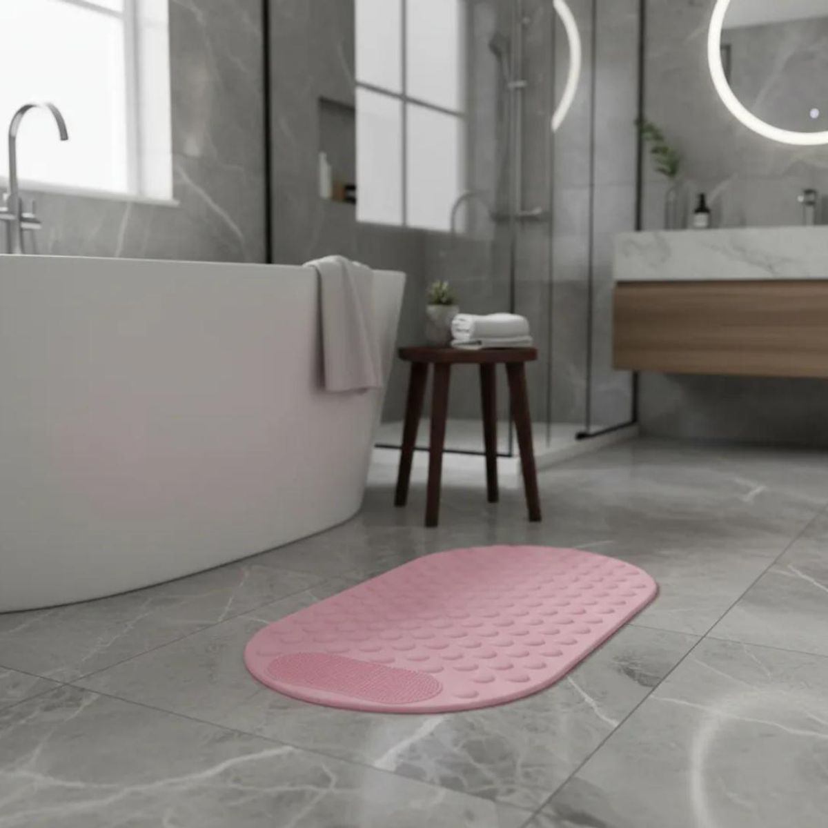 GENERICO - Alfombra Antideslizante Para Baño 40 cm x 70 cm