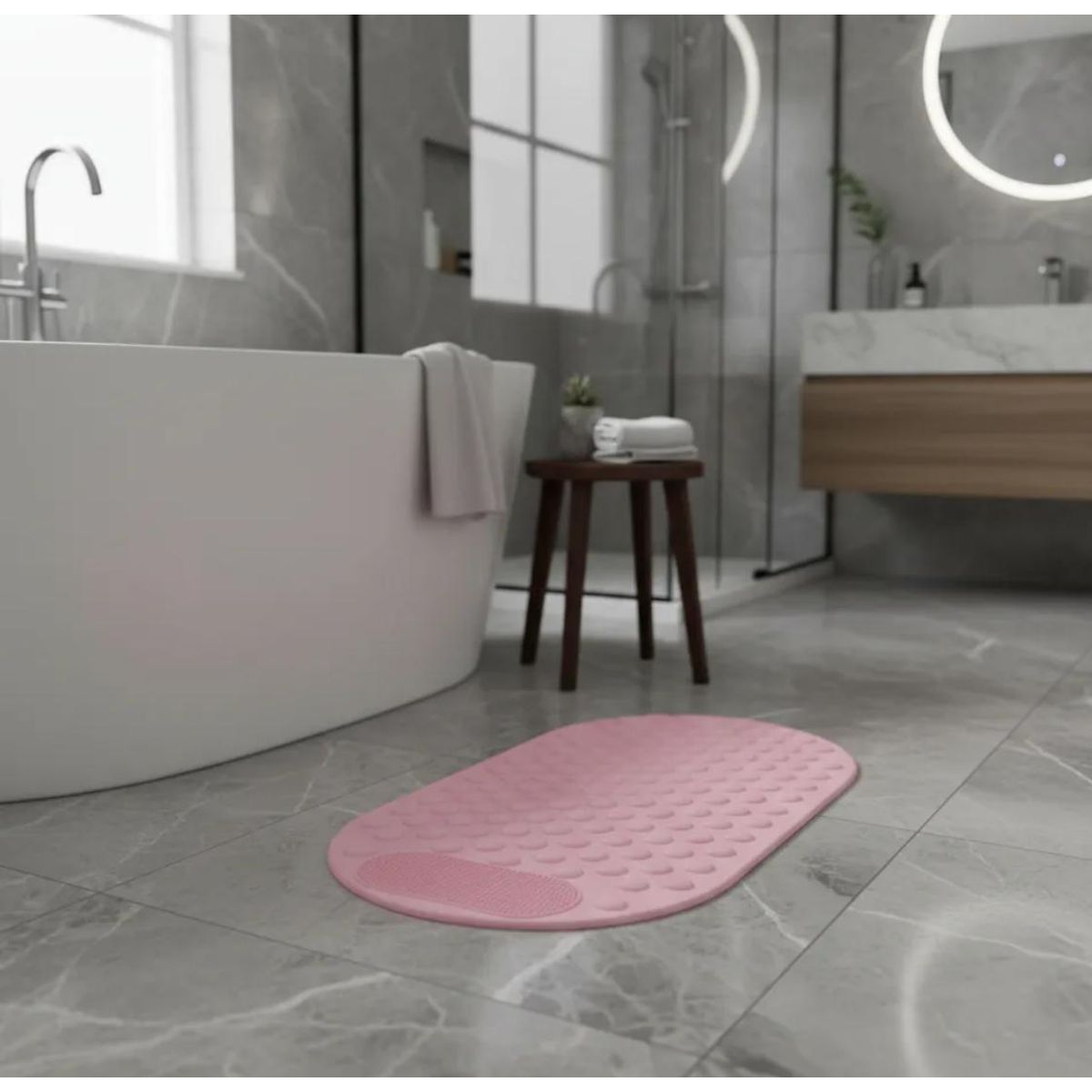 GENERICO - Alfombra Antideslizante Para Baño 40 cm x 70 cm