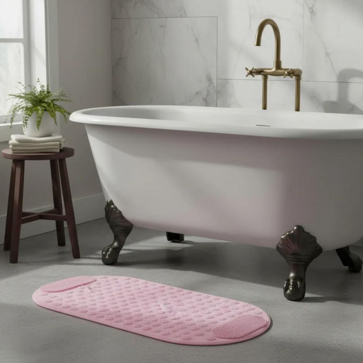 GENERICO - Alfombra Antideslizante Para Baño 40 cm x 70 cm