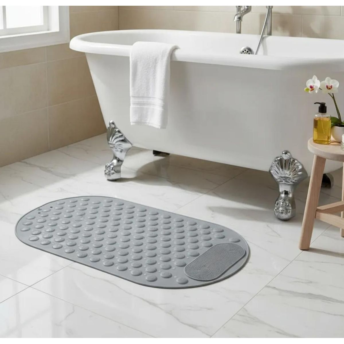 GENERICO - Alfombra Antideslizante Para Baño 40 cm x 70 cm