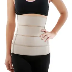 BLUNDING - Faja Abdominal Con Protección Post Operatoria 4 Bandas - Talla XXL