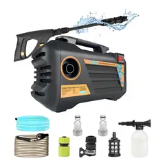 EVERSO - Hidrolavadora Eléctrica Portátil Pistola De 3000w 150bar