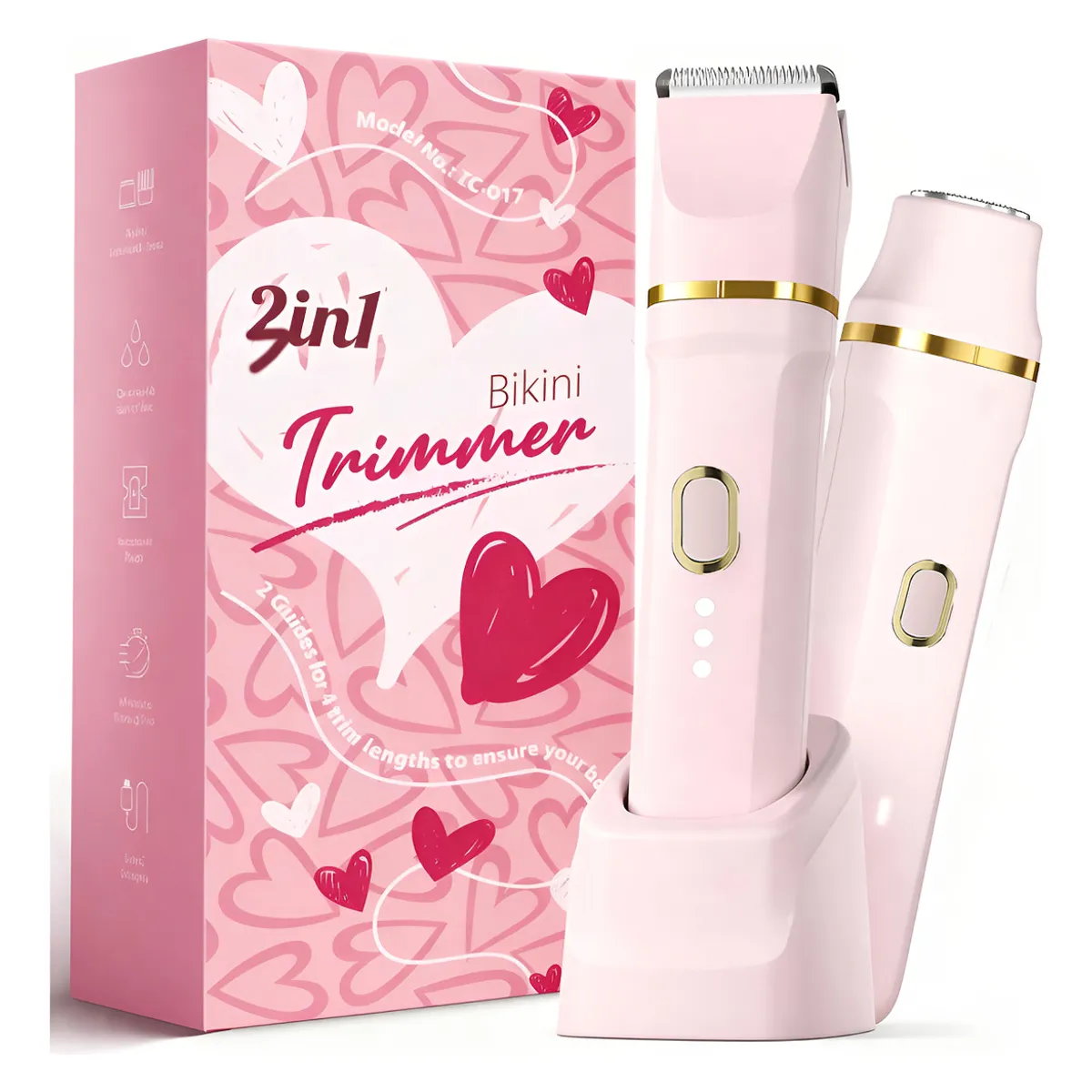 EVERSO - Depilador Eléctrico 3 En 1 Bikini Facial Axilas Nariz Cejas