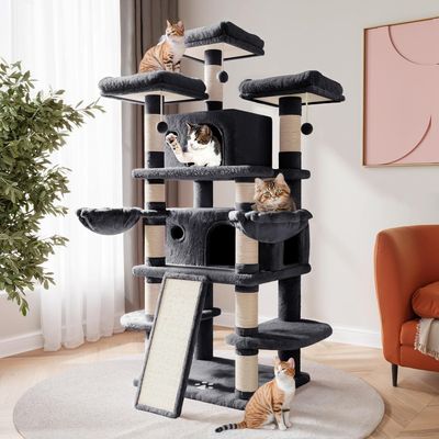 Imagen 2 del producto Rascador Torre Arbol Gatos Michis Juguete 172cm Extragrande