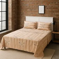 ARMONIA - Juego sábanas clásicas formato 772 144 hilos KING 2½ P