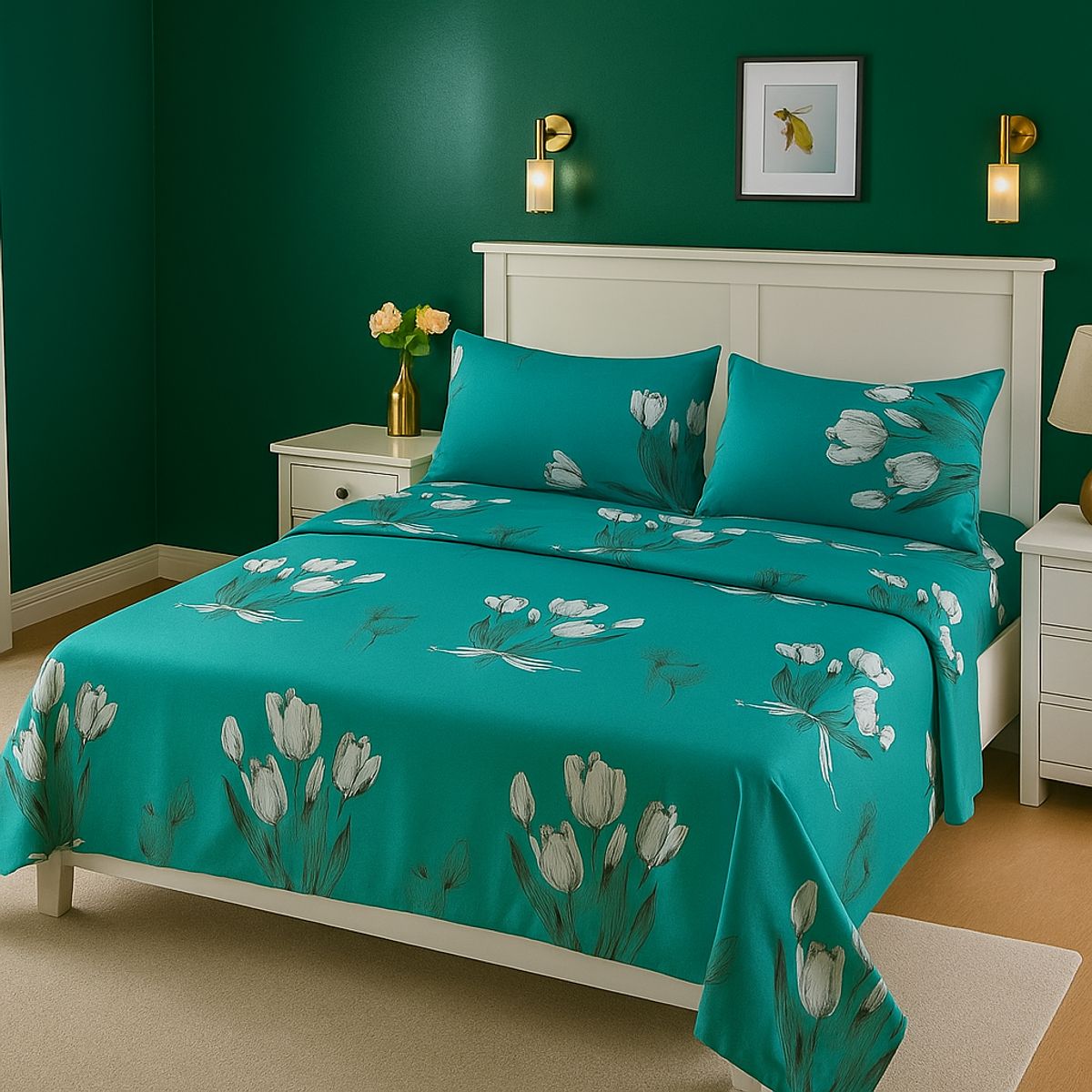 ARMONIA - Sábanas clásicas estilo 762 KING 2½ P 144 hilos