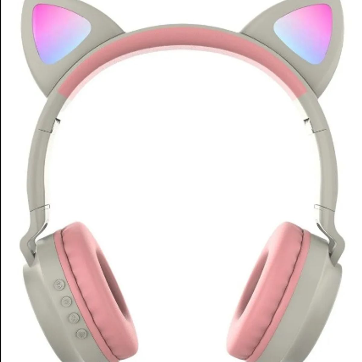 GENERICO - Audífonos Bluetooth Inalámbricos Para Niños Led Gamer Gato